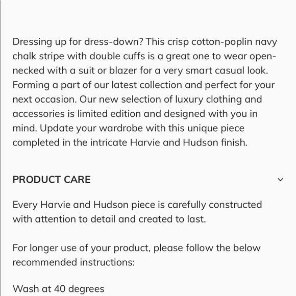 NWT Harvie & Hudson Yellow/Blue Stripe Slim Fit Button Down - Picture 12 of 12